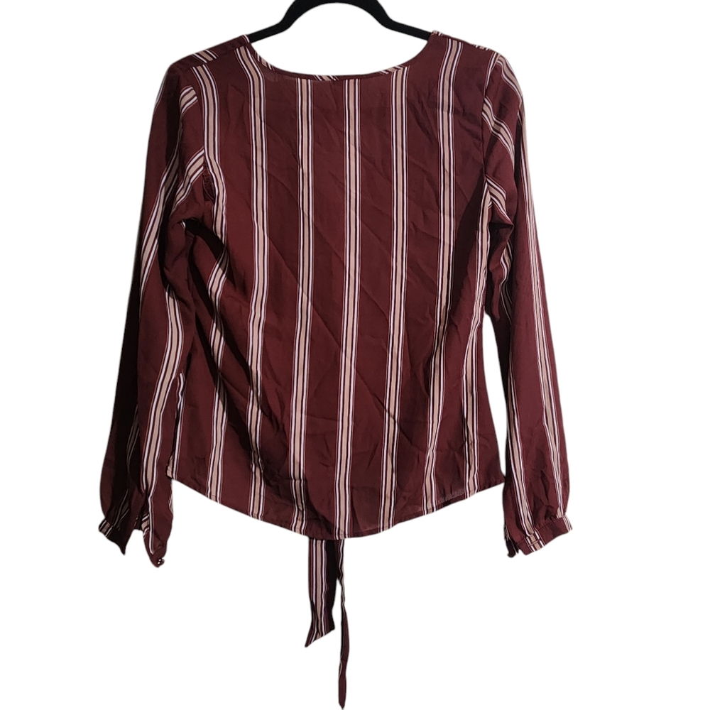 Guess Women's Front Tie Blouse - Picture 2 of 3